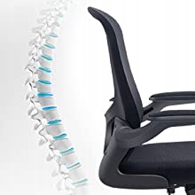 krzesło biurowe Głębokość mebla 64 cm