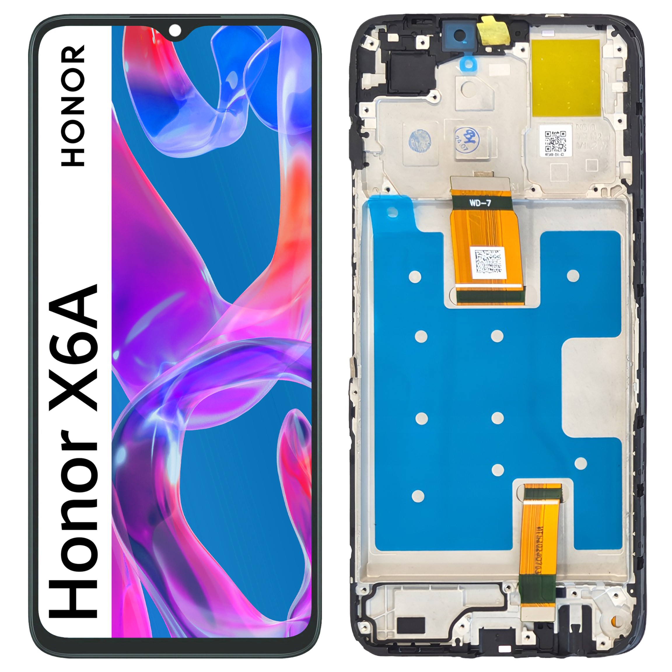 Displej pro Honor X6A LCD displej Rámeček WDY-LX1 WDY-LX2