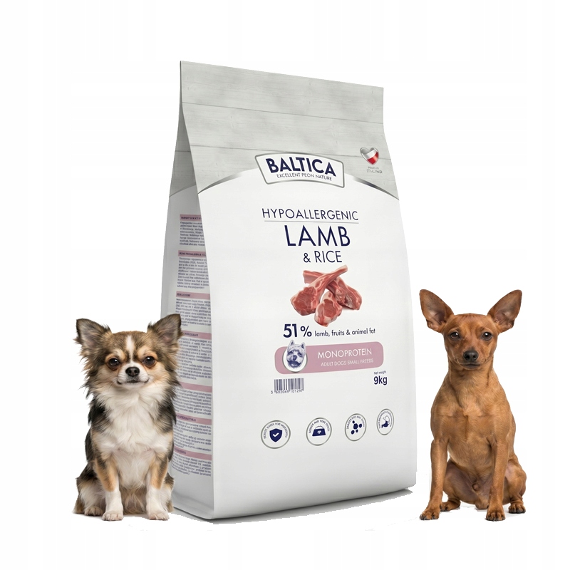 Baltica Adult Lamb And Rice Jagnięcina Z Ryżem Dla Małych Ras Xs/s 9kg