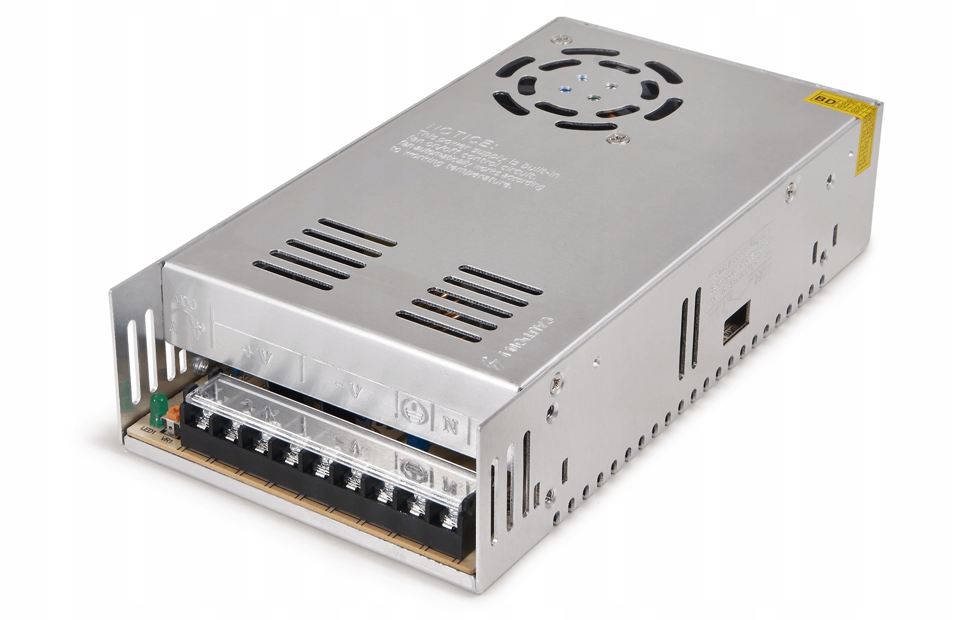 Zasilacz 12V 500W 40A IP20 Do Taśm Led, Cctv