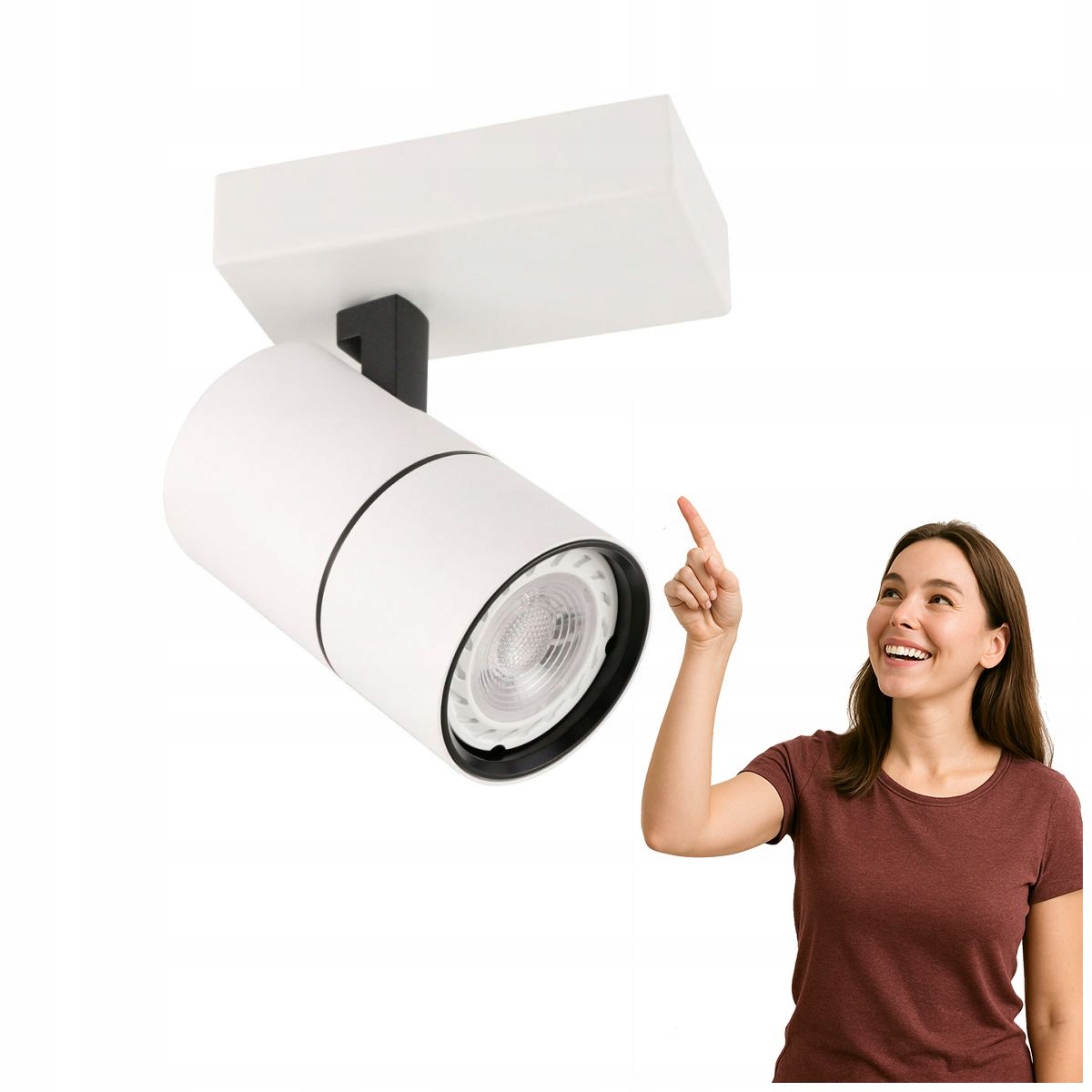 Spotová reflektorová lampa Laconi SPL-2813-1B-WH Italux