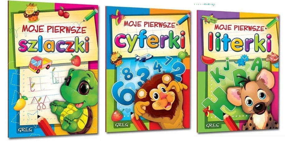 

Greg Moje Pierwsze Szlaczki Literki Cyferki Pakiet