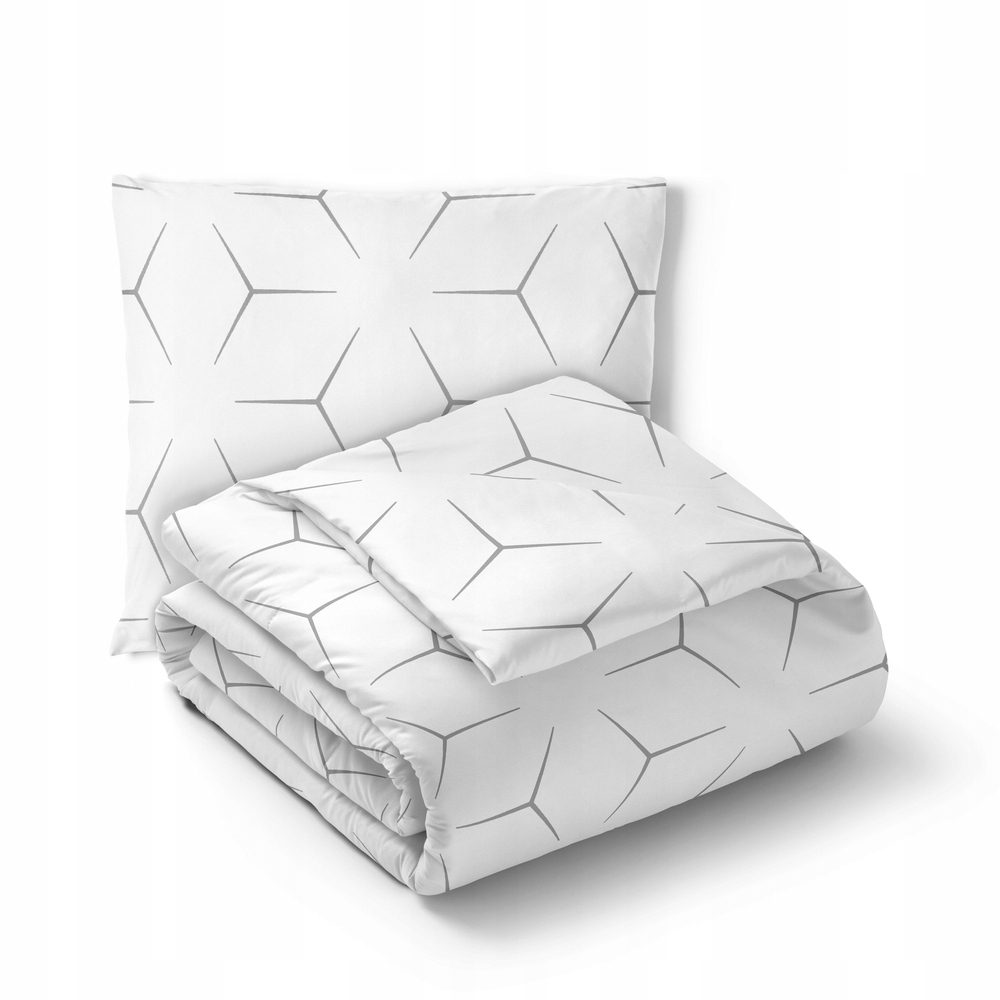 Hotelové Povlečení 140x200 cm Povlečení 70x80 Bavlna 100% vzor: Milano bílá