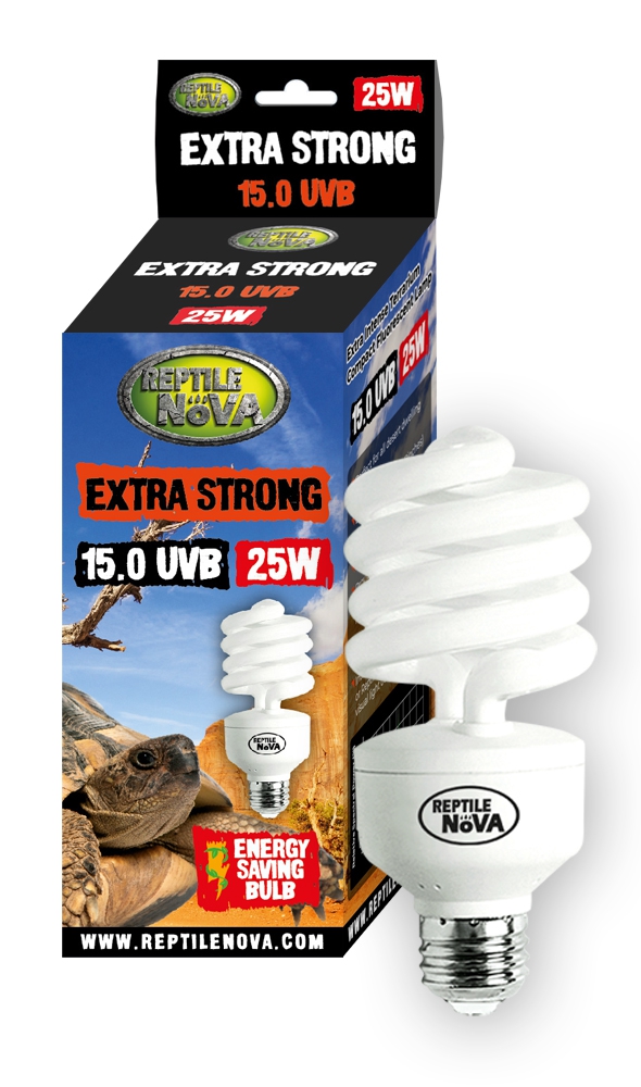 

Reptile Nova Żarówka Uvb 25W 15.0 Uvb Extra Strong