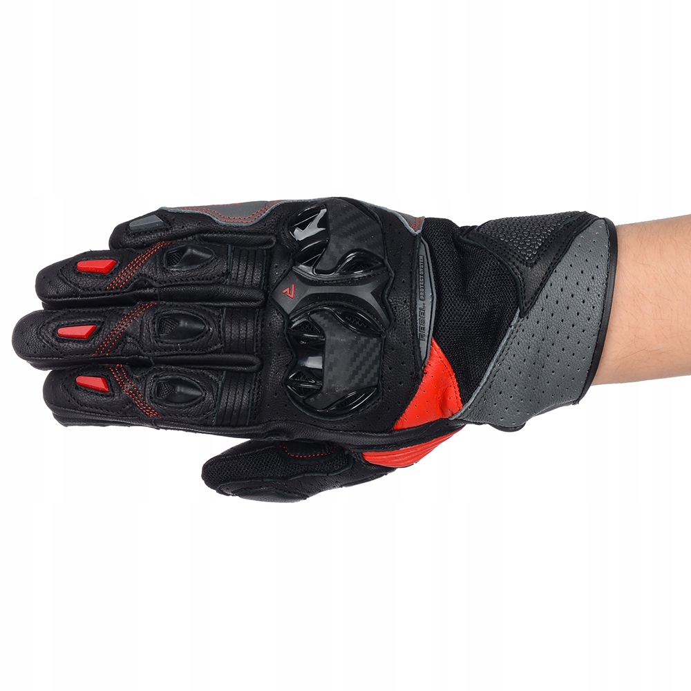 RĘKAWICE MOTOCYKLOWE MĘSKIE REBELHORN FLUX KRÓTKIE Rozmiar S