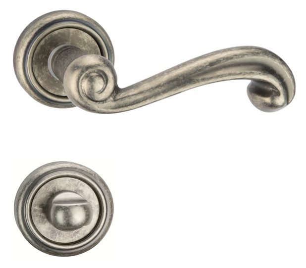 Kľučka Na Dvere Riccio Starožitné Železo Zámok Wc