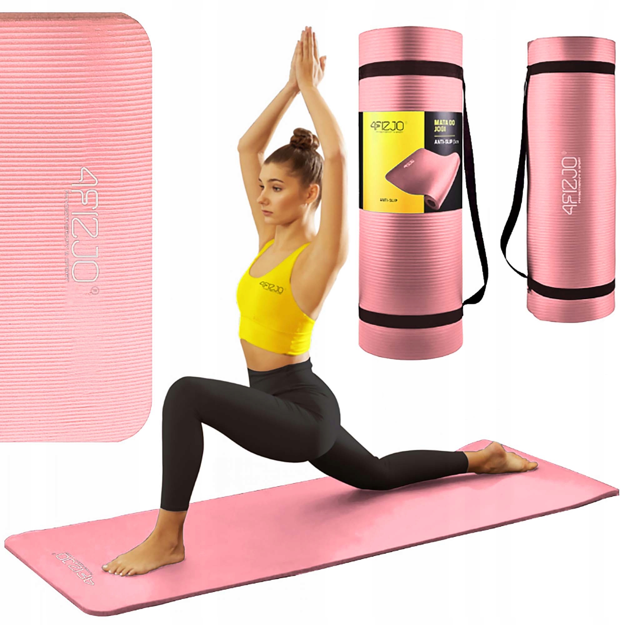 

Mata Do Ćwiczeń Jogi Aerobiku Fitness 4FIZJO 1 CM