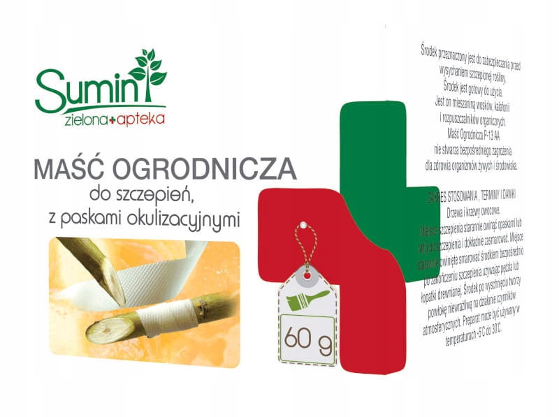 

Maść ogrodnicza do szczepień P-13AA 60 g Sumin