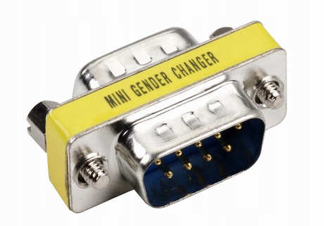 ADAPTER przejściówka DB9 M. - DB9 M. 9-pin Metal THOMSON