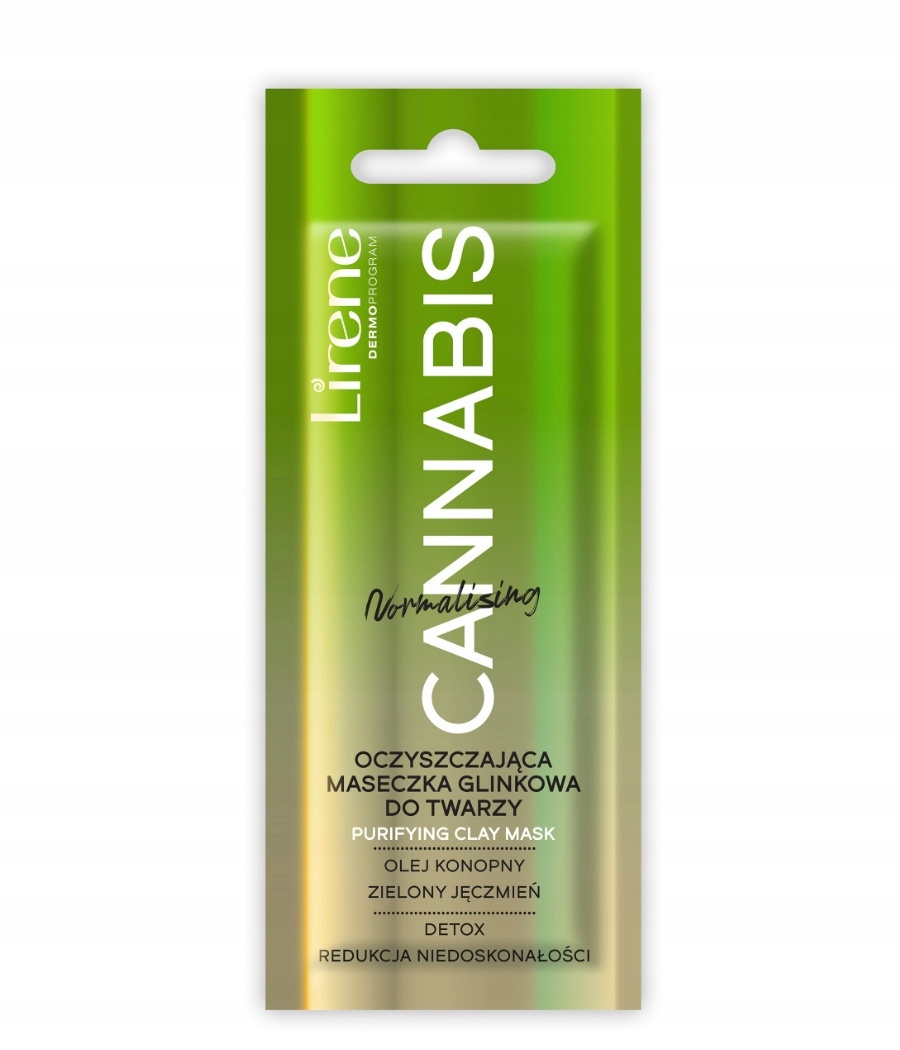 

Oczyszczająca maseczka glinkowa do twarzy Cannabis