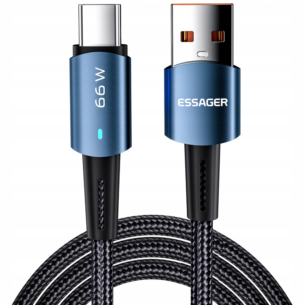 

Kabel Usb 6A Typ C Qc 66W do Huawei Xiaomi Samsung