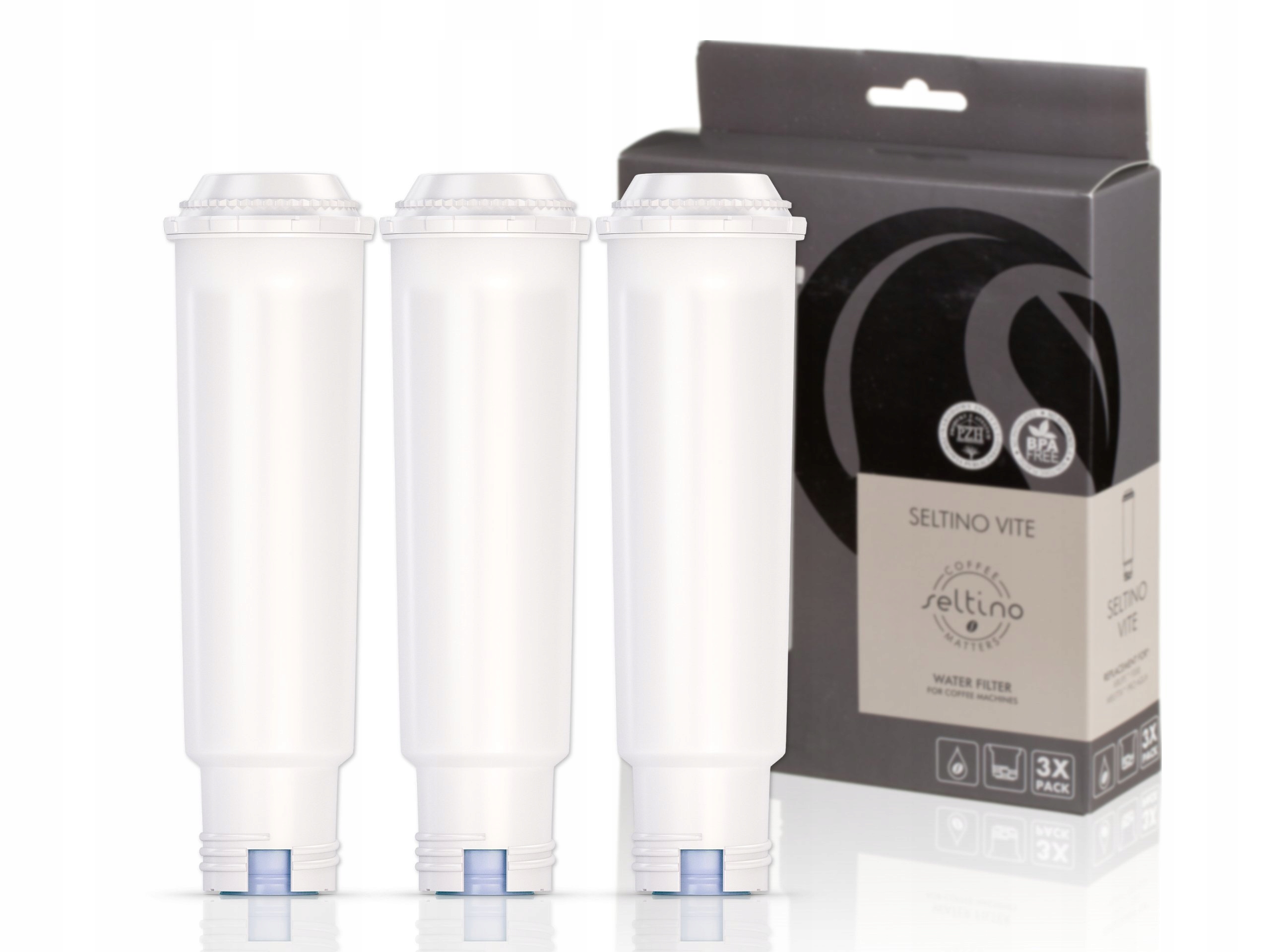 

3x Filtr wody Seltino Vite zamiennik Krups F088