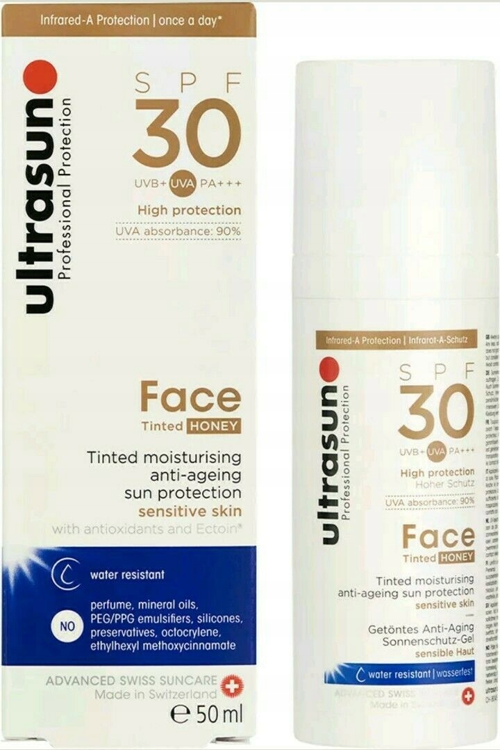 Ultrasun Face Tinted Honey SPF30 Barvicí krém