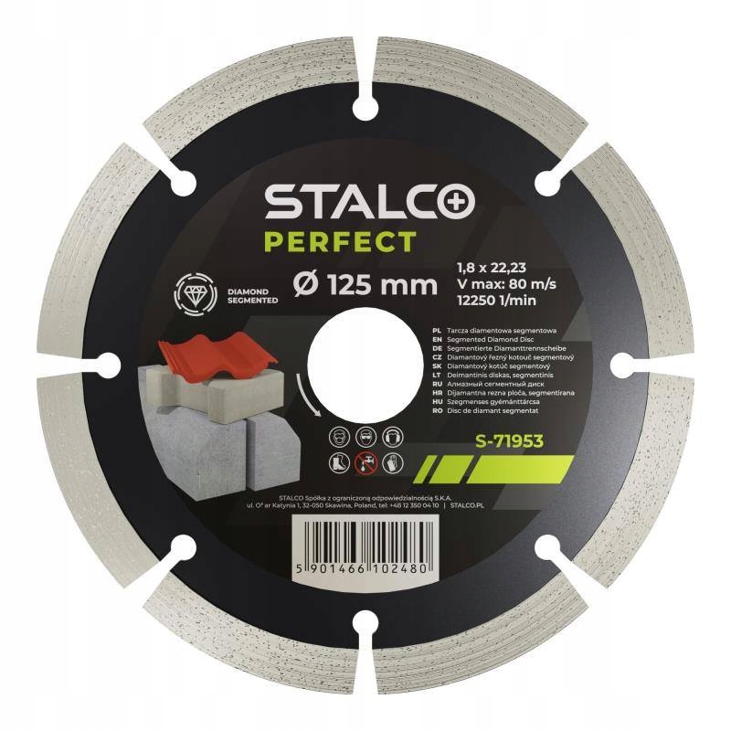 Diamantový řezný kotouč segmentový, pr. 230mm Stalco Perfect S-71957