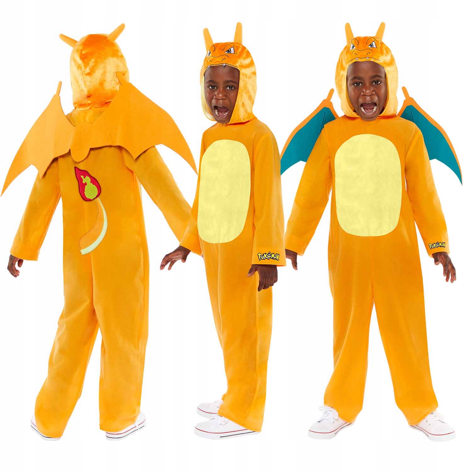 Kostium Strój dziecięcy Pokemon Charizard na licencji 4-6 lat 104-116 cm