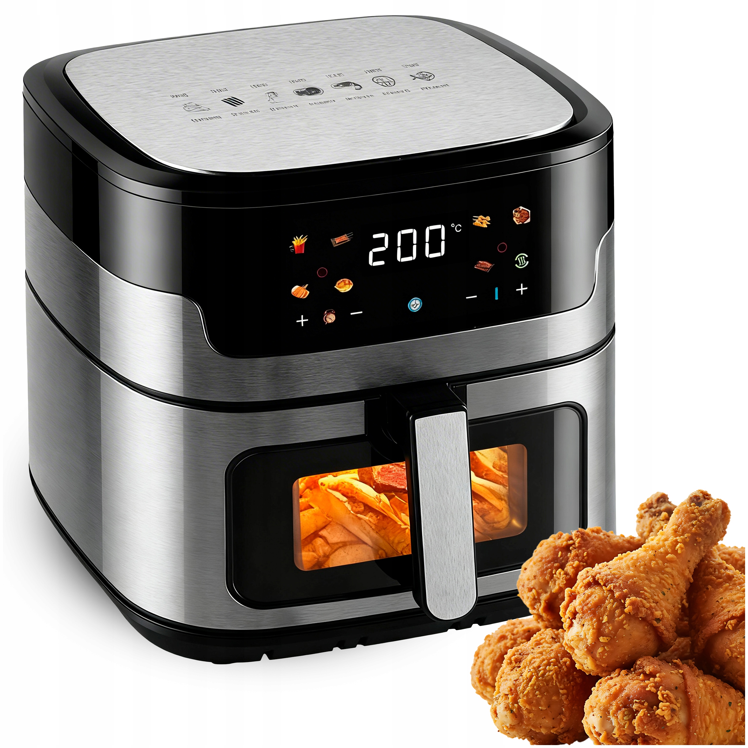Air Fryer Frytkownica Beztłuszczowa Frytownica Duża 8L Duża Misa XXL