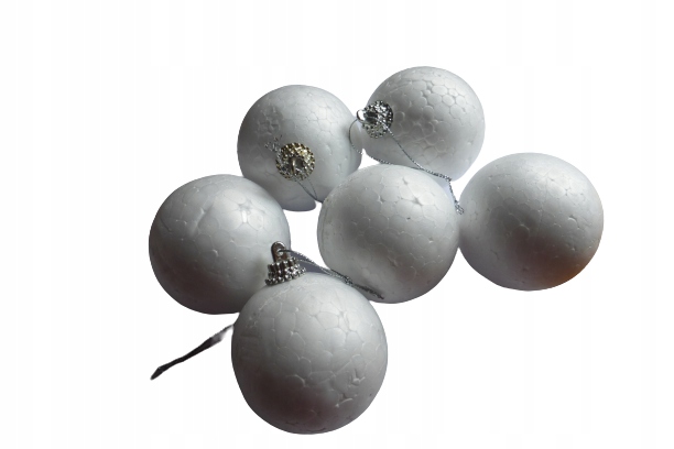 bombki styropianowe 6cm  6szt. |  XE9813 — 2