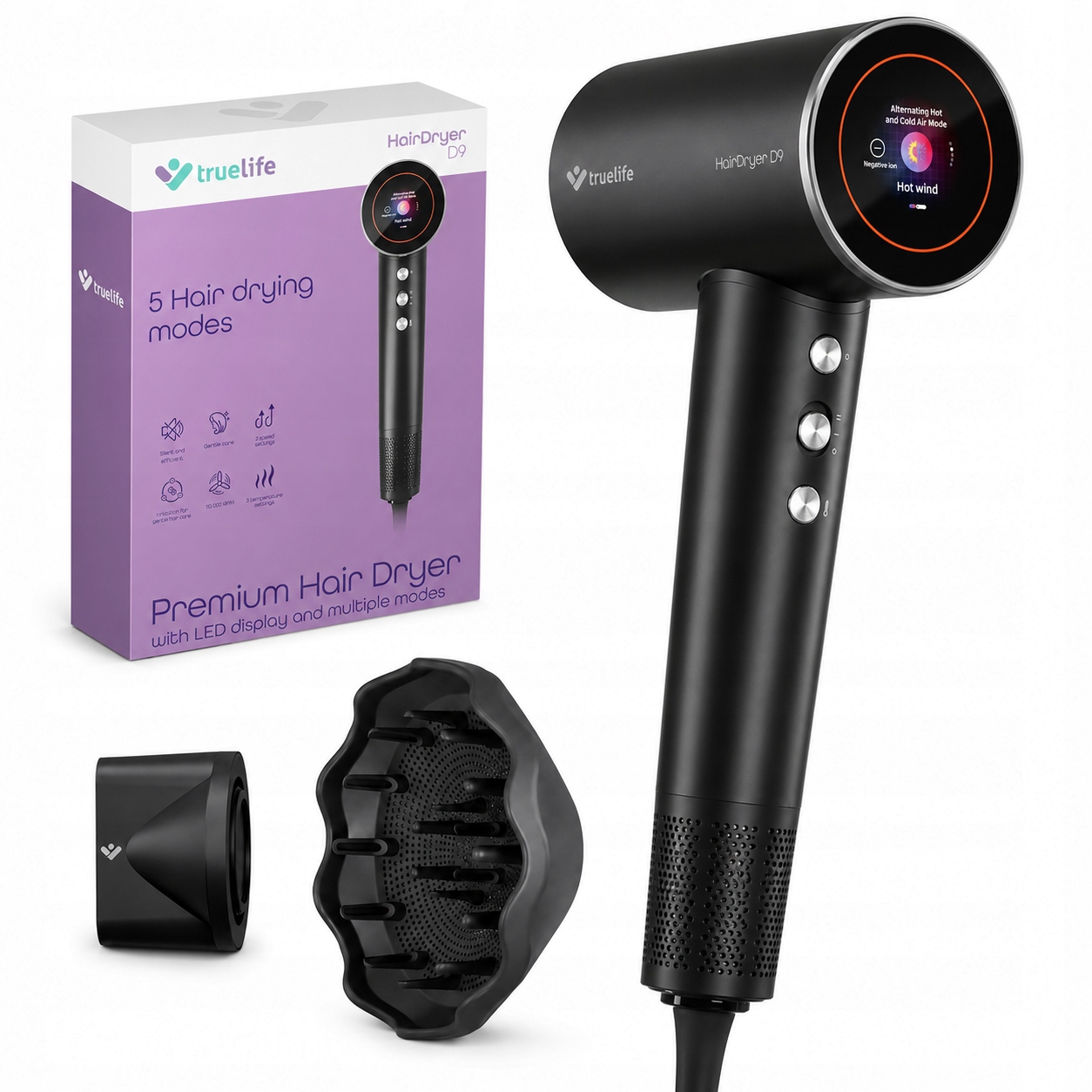 Suszarka do włosów TrueLife HairDryer D9
