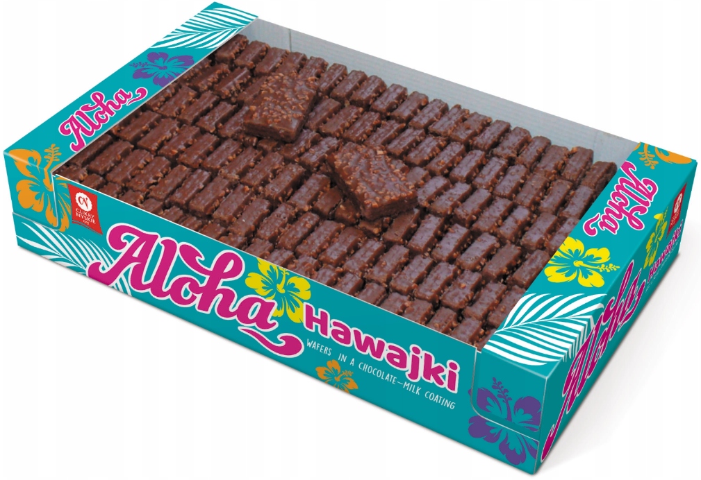 Havajské Oplatky V Čokoládě S Oříšky 2,3KG