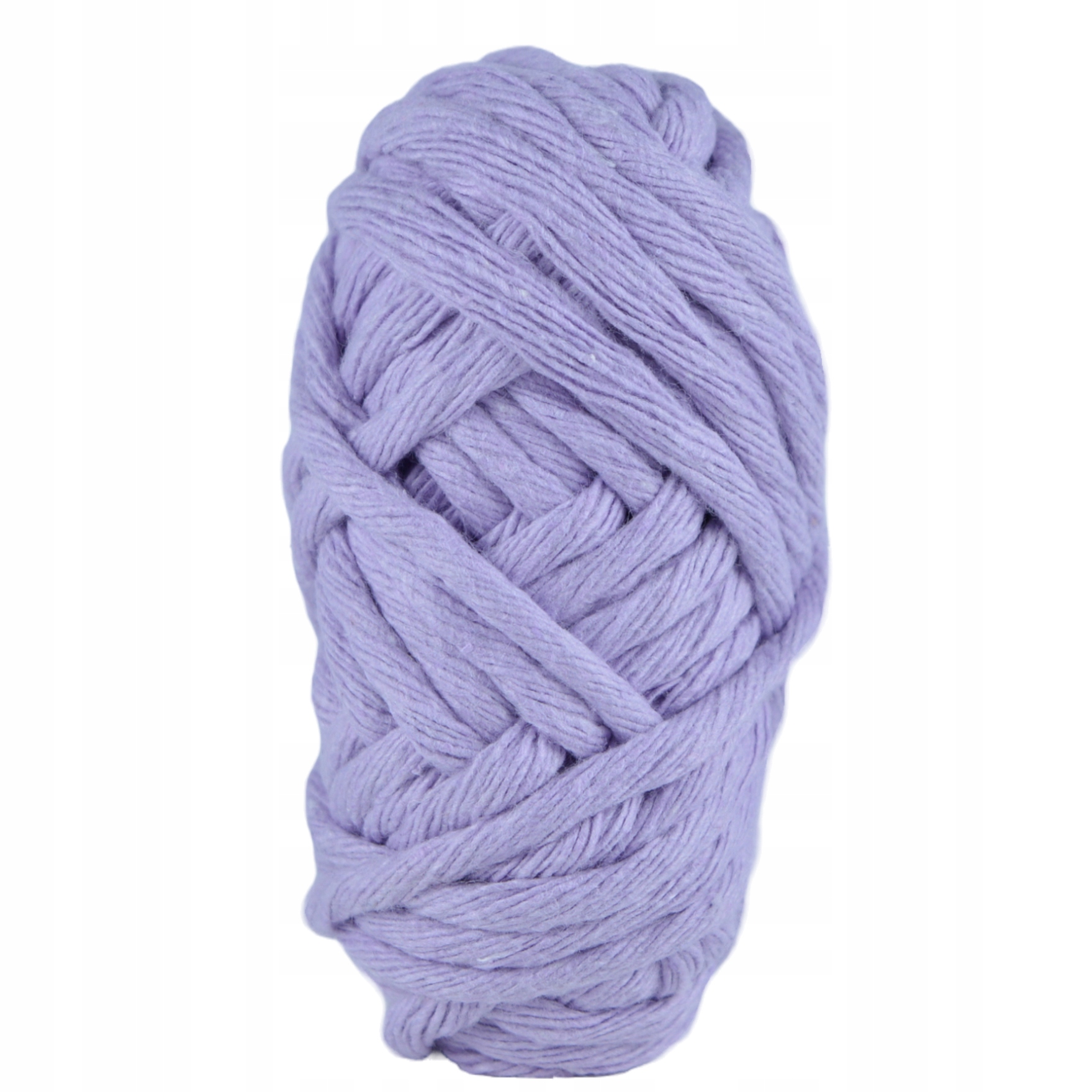 Sznurek do makramy bawełniany skręcany 5mm 10m fioletowy Marka Clanstore