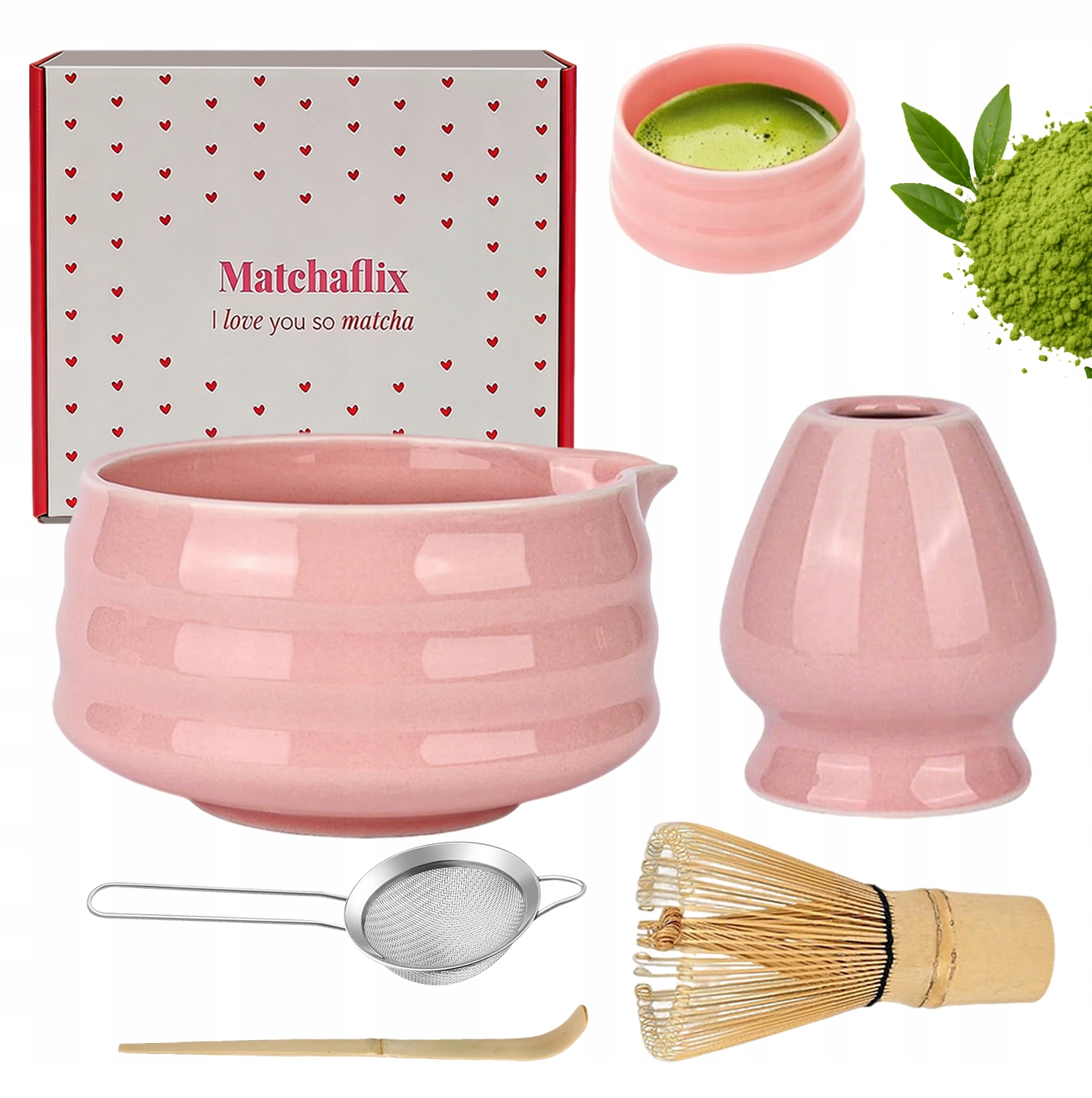Levně Sada Na Přípravu Čaje Matcha Pro Přípravu Čajových Obřadů