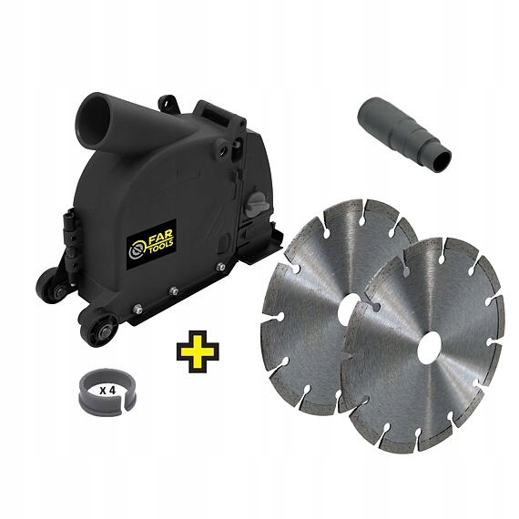 Fartools ochranný rezací kryt na uhlovú brúsku 125mm 2* Dia kotúč, možn