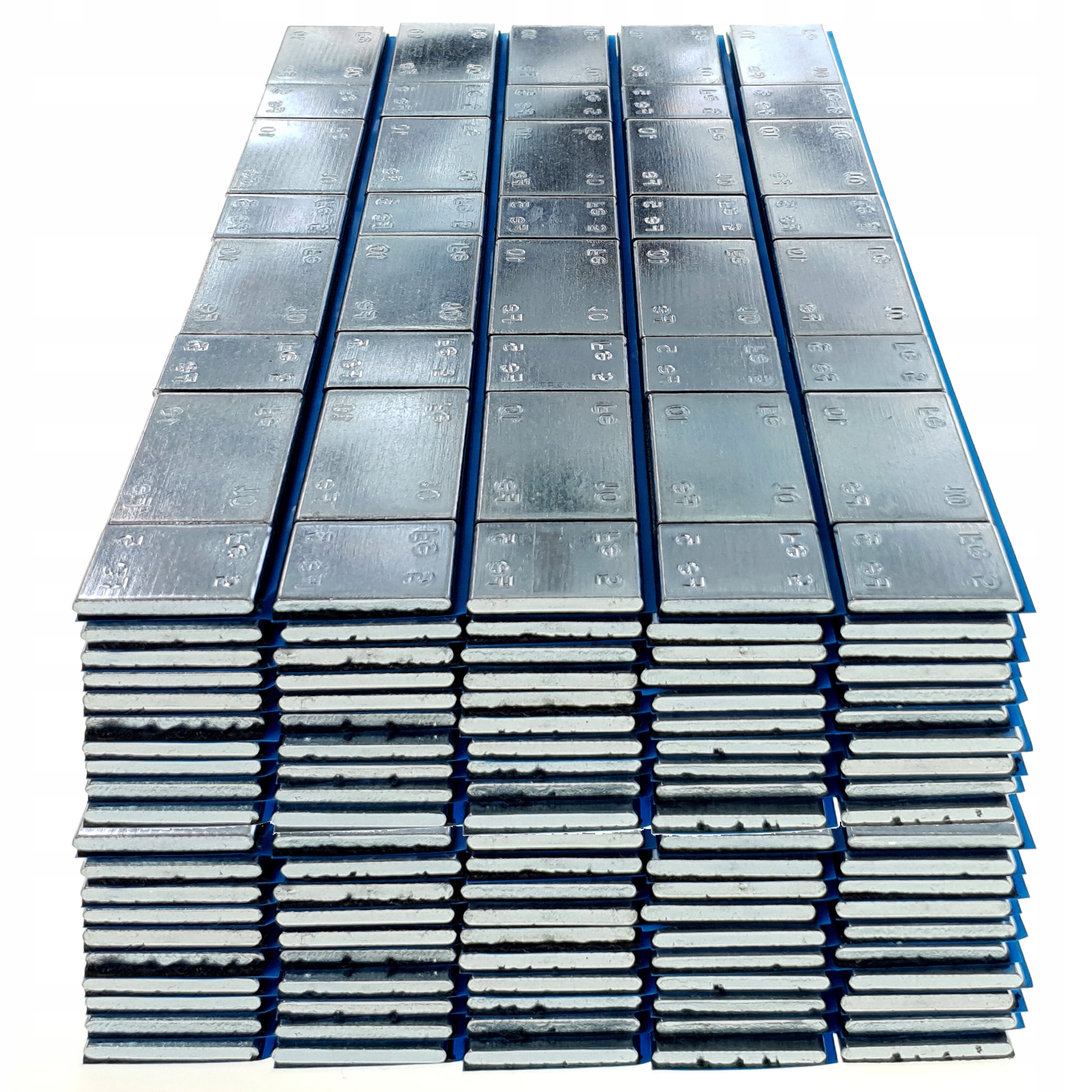 Ciezarki Klejone Ocynk do ALU 5 10 Plaskie 200szt EAN 5907747633391