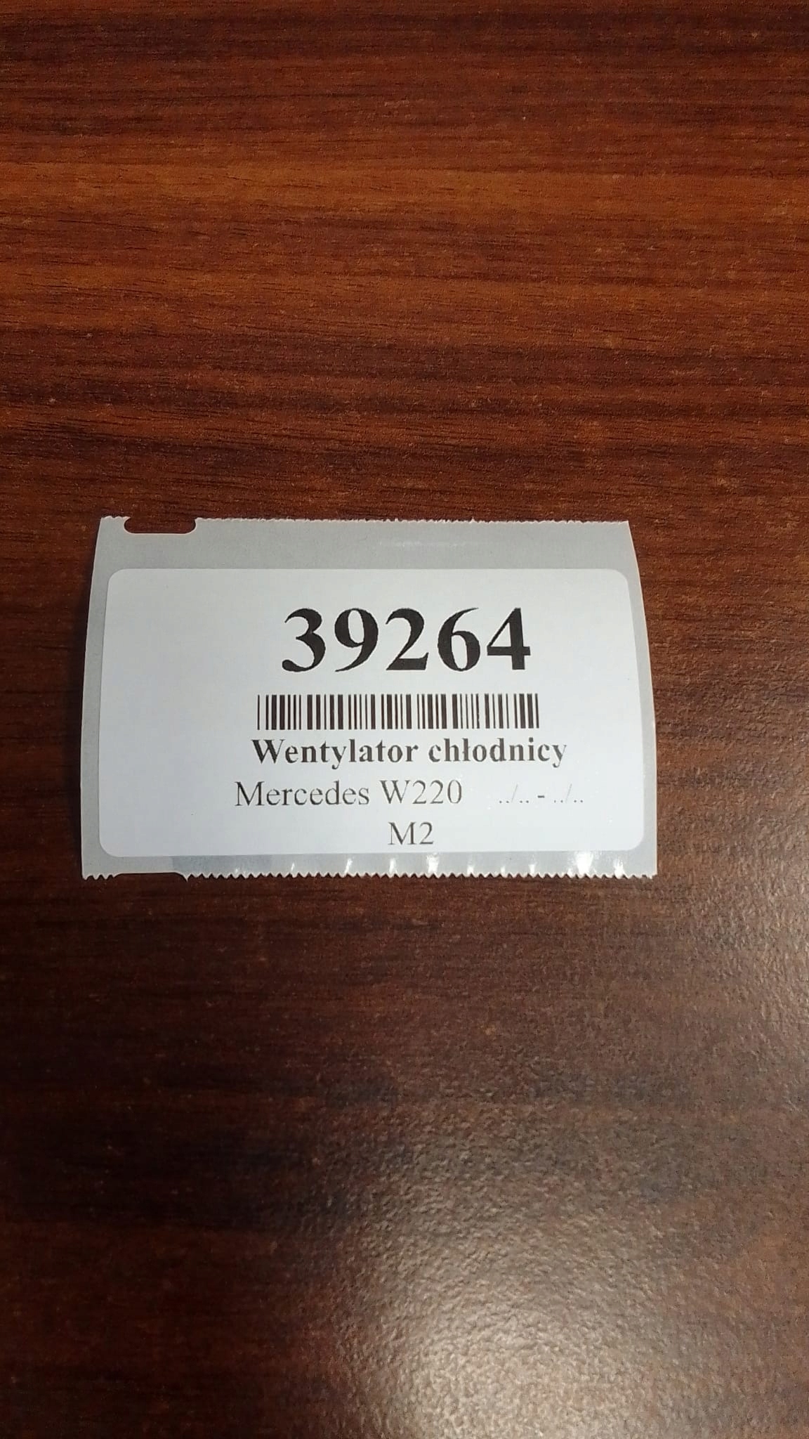 MERCEDES W220 4.0 ventilátor chladiče 0015004793