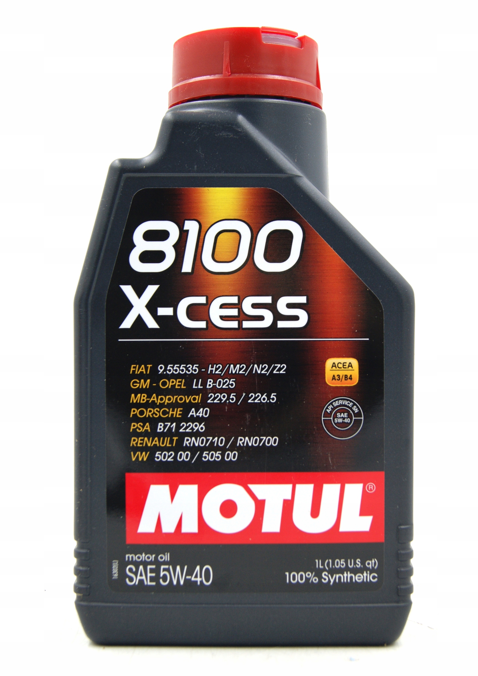 

Motul 8100 X-cess 5W-40 1L 100% Syntetyk Filtry