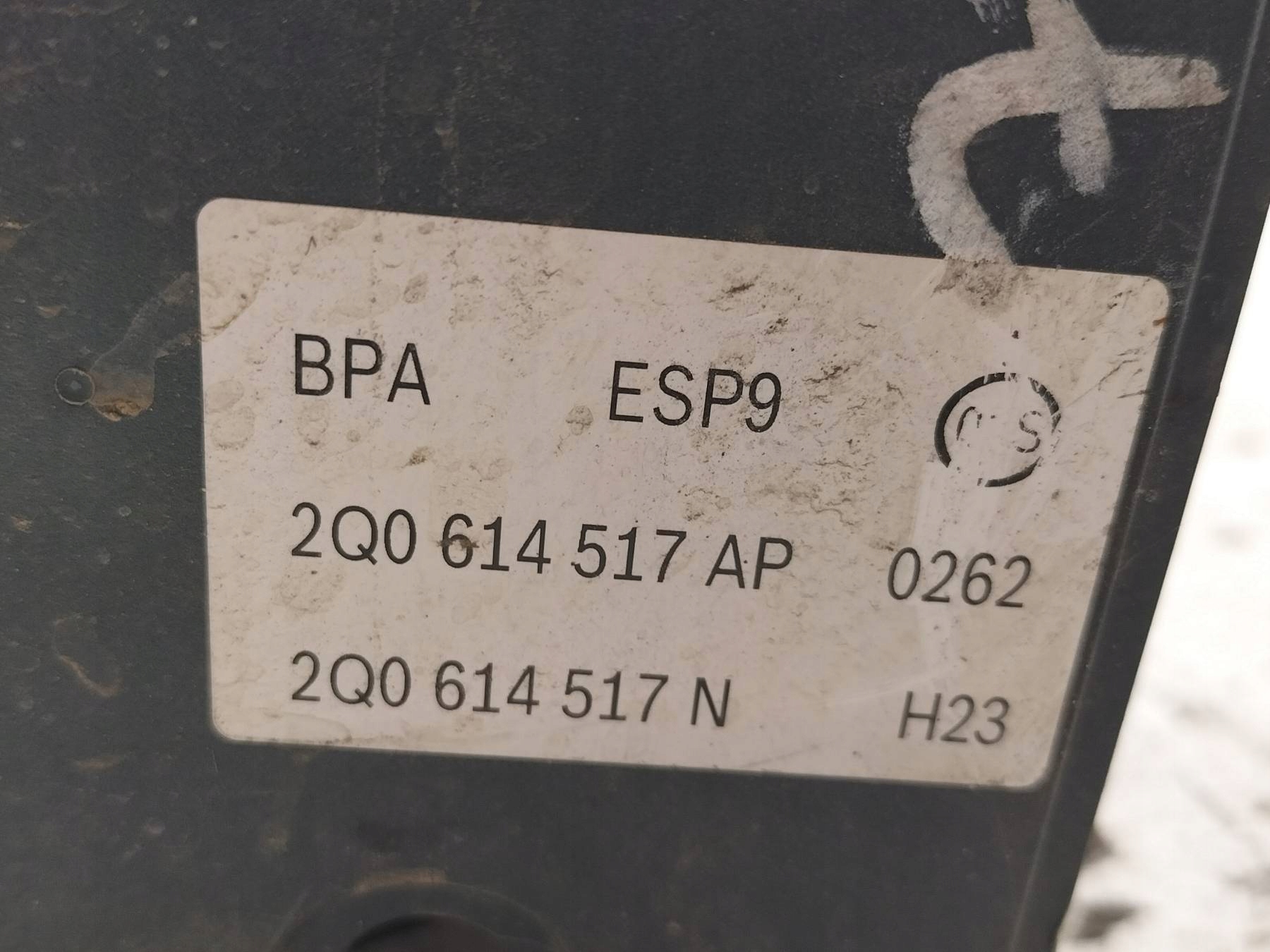 Pompa ABS 2Q0614517AP 0265294490 2Q0614517N Skoda Scala e (2019-)