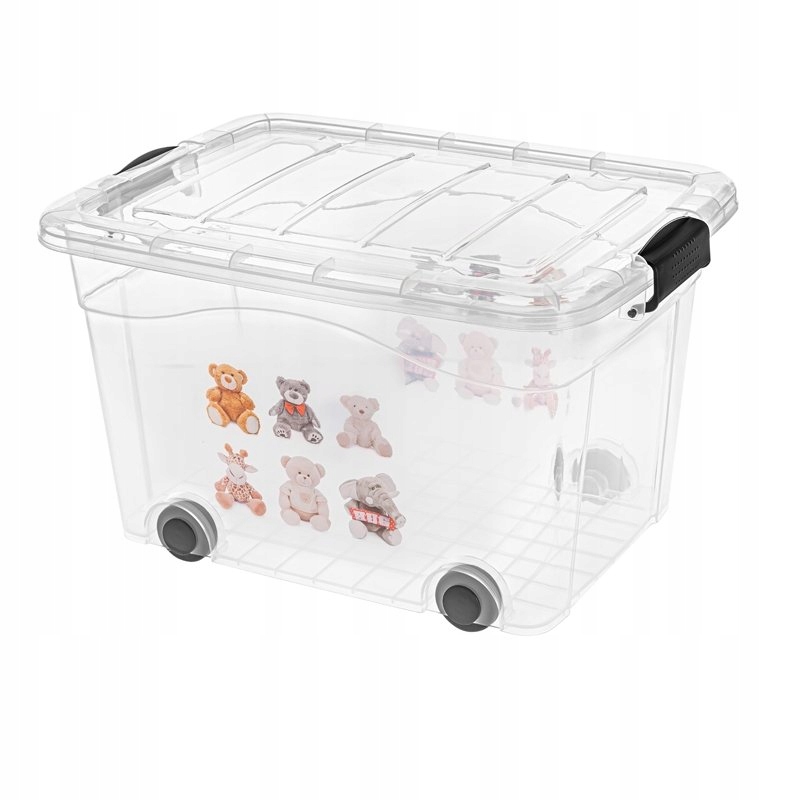 

Pojemnik pudło Roller Box (misie) z pokrywą 40L