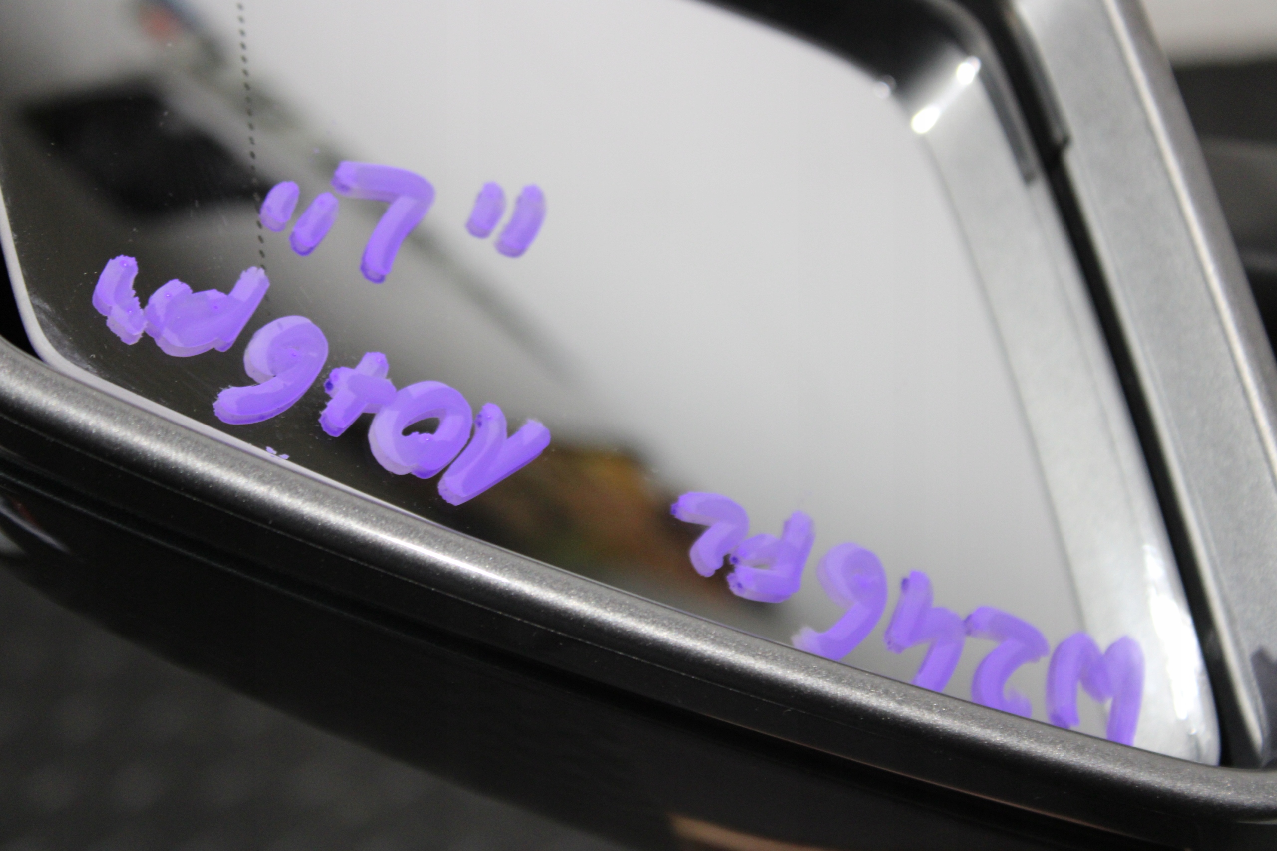 mirror right 16 vertical MERCEDES B-KLASA W246 LIFT