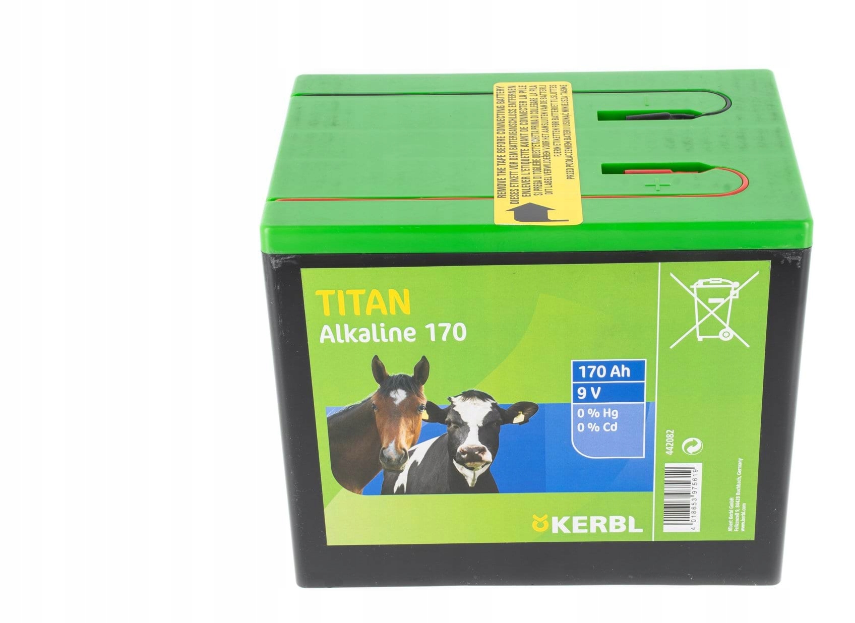 Alkalická Baterie Pro Elektrizátor Titan 9V 170Ah Kerbl