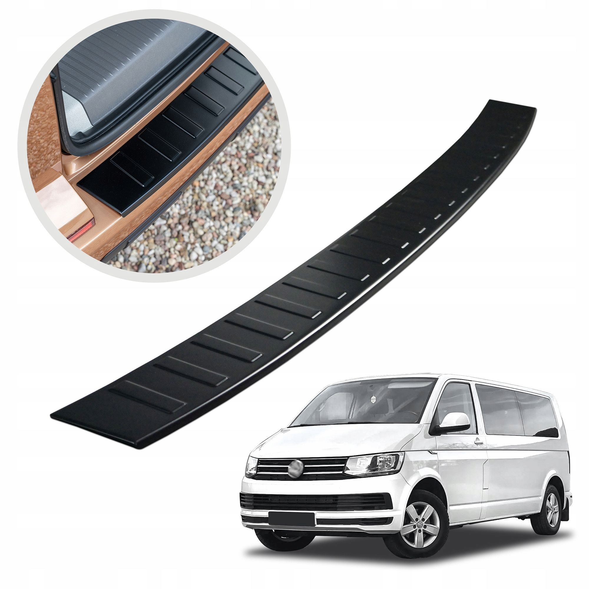 Ochranná lišta na zadný nárazník pre Vw Caravelle T6 2015-2019