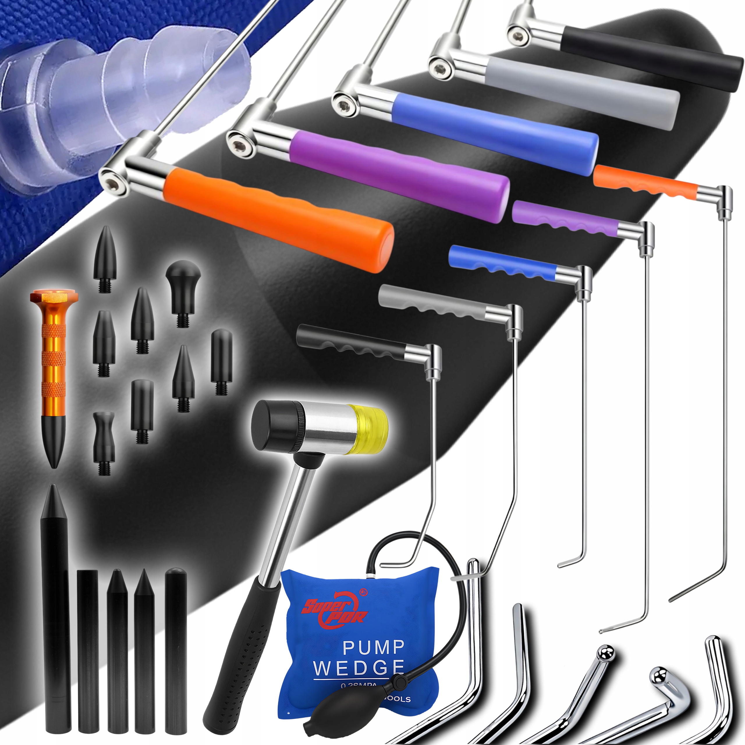 Dráty Pdr tyče s otočnými rukojeťmi sada pro opravu promáčklin