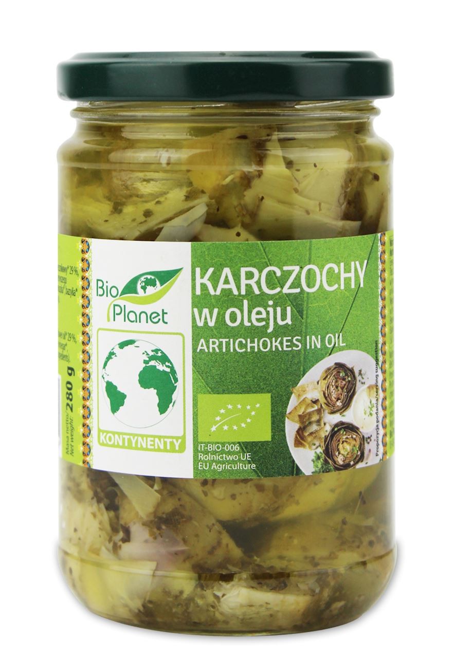 Bio Planet Artyčoky V Oleji Bio 280 g