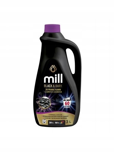 Levně 3x Mill Professional Gel na praní černých a tmavých tkanin 3L