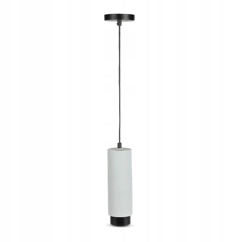 Závěsná lampa bodová tuba černá sádrová bílá nad stůl ostrov bar V-tac