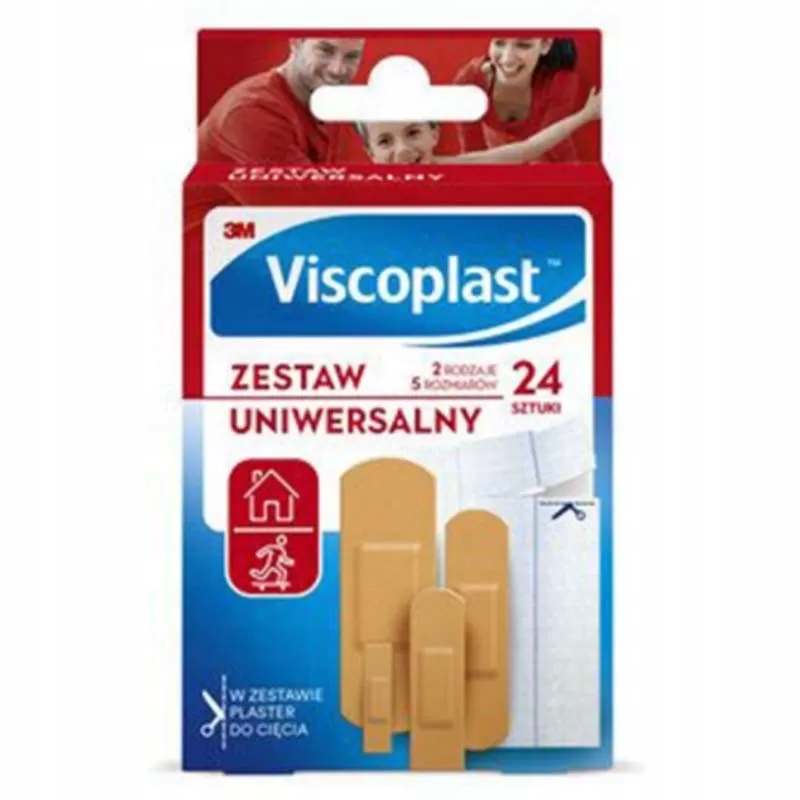 

Viscoplast Zestaw Uniwersalny plaster 24sz