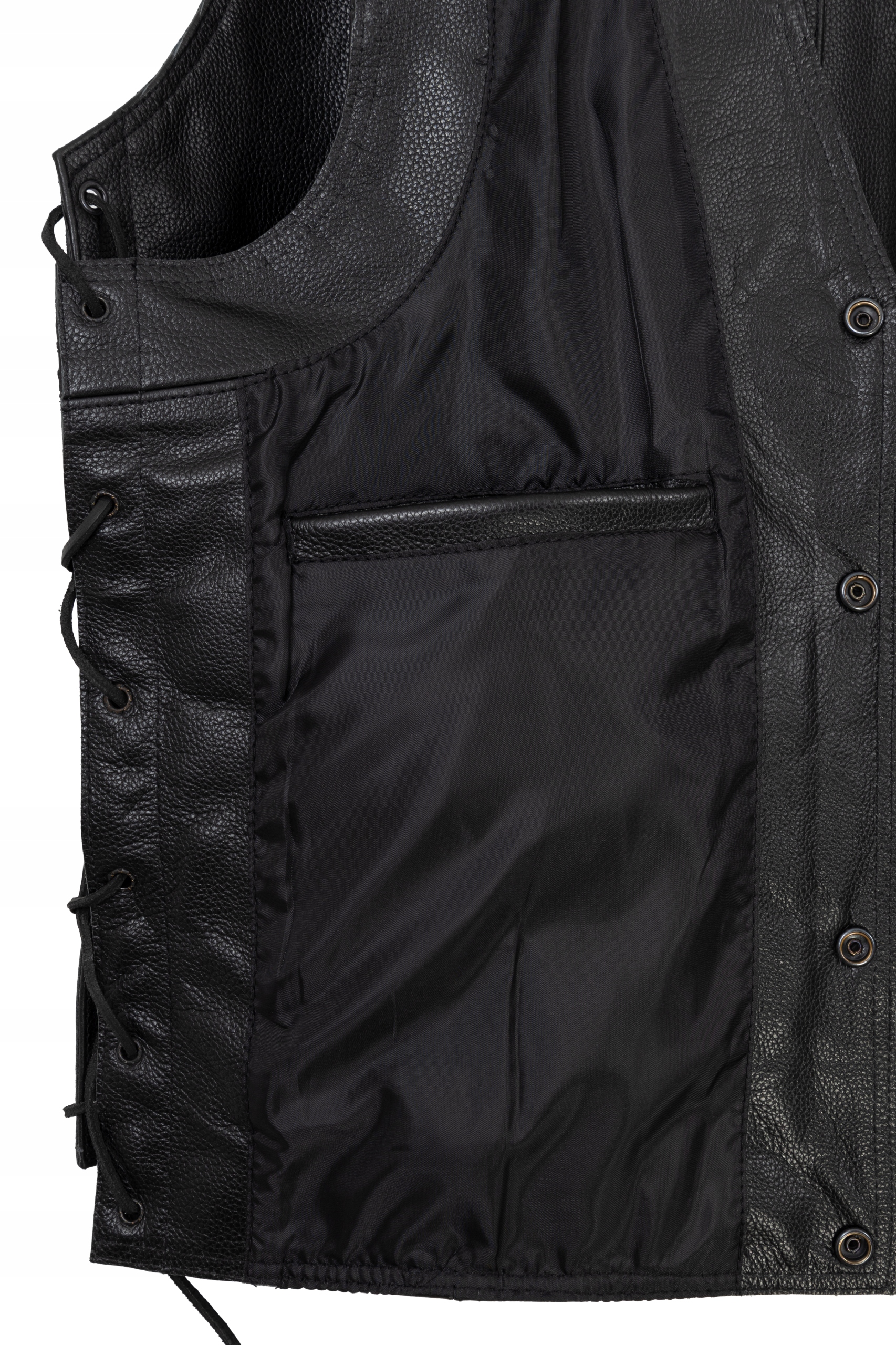 SM RACE WEAR KAMIZELKA SINSTER SKÓRZANA MOTOCYKLOWA CHOPPER CRUISER L Producent SM Race Wear