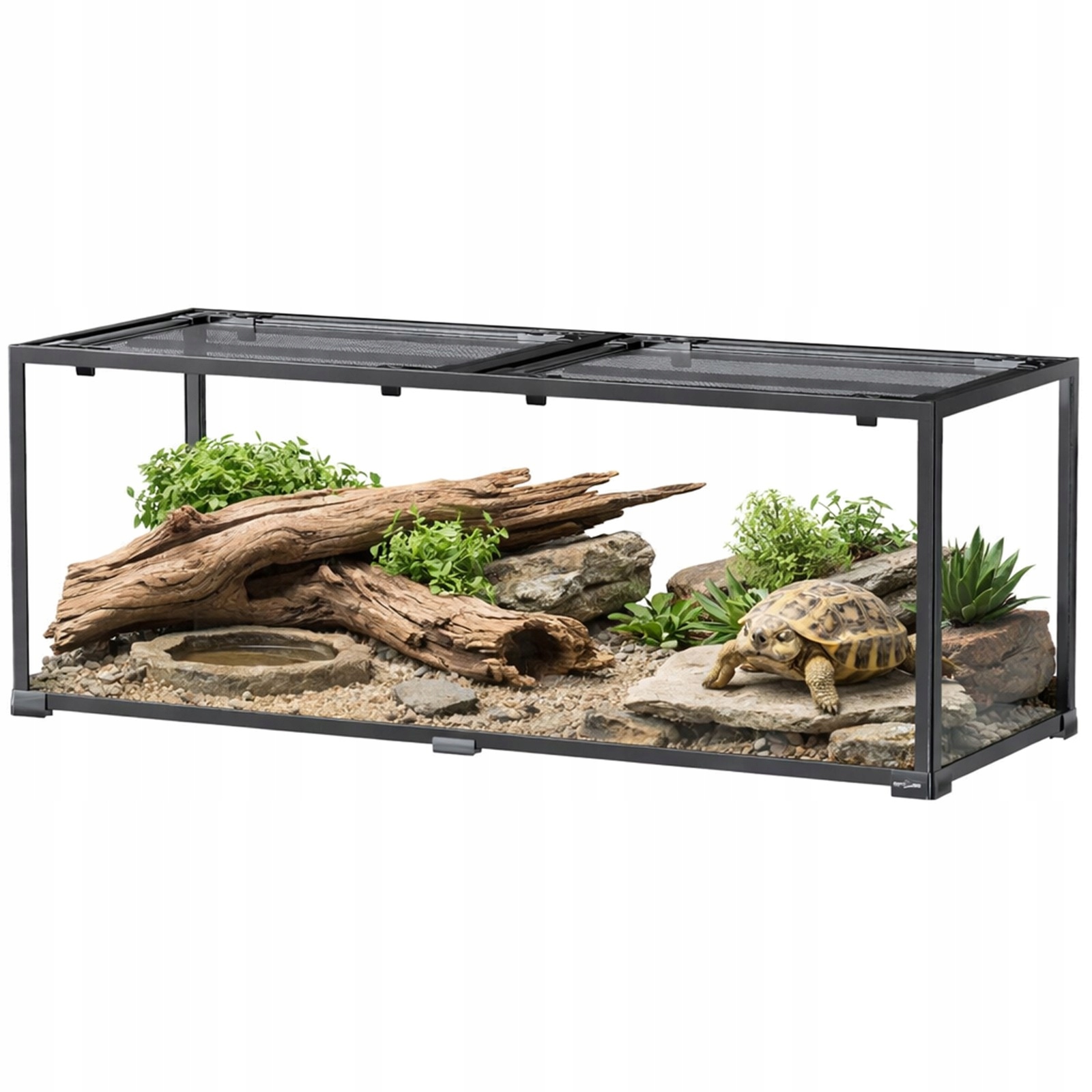 Terrarium 120X45X45 Ogromna Przestrzeń Dla Gadów Węży Wytrzymałe Szkło