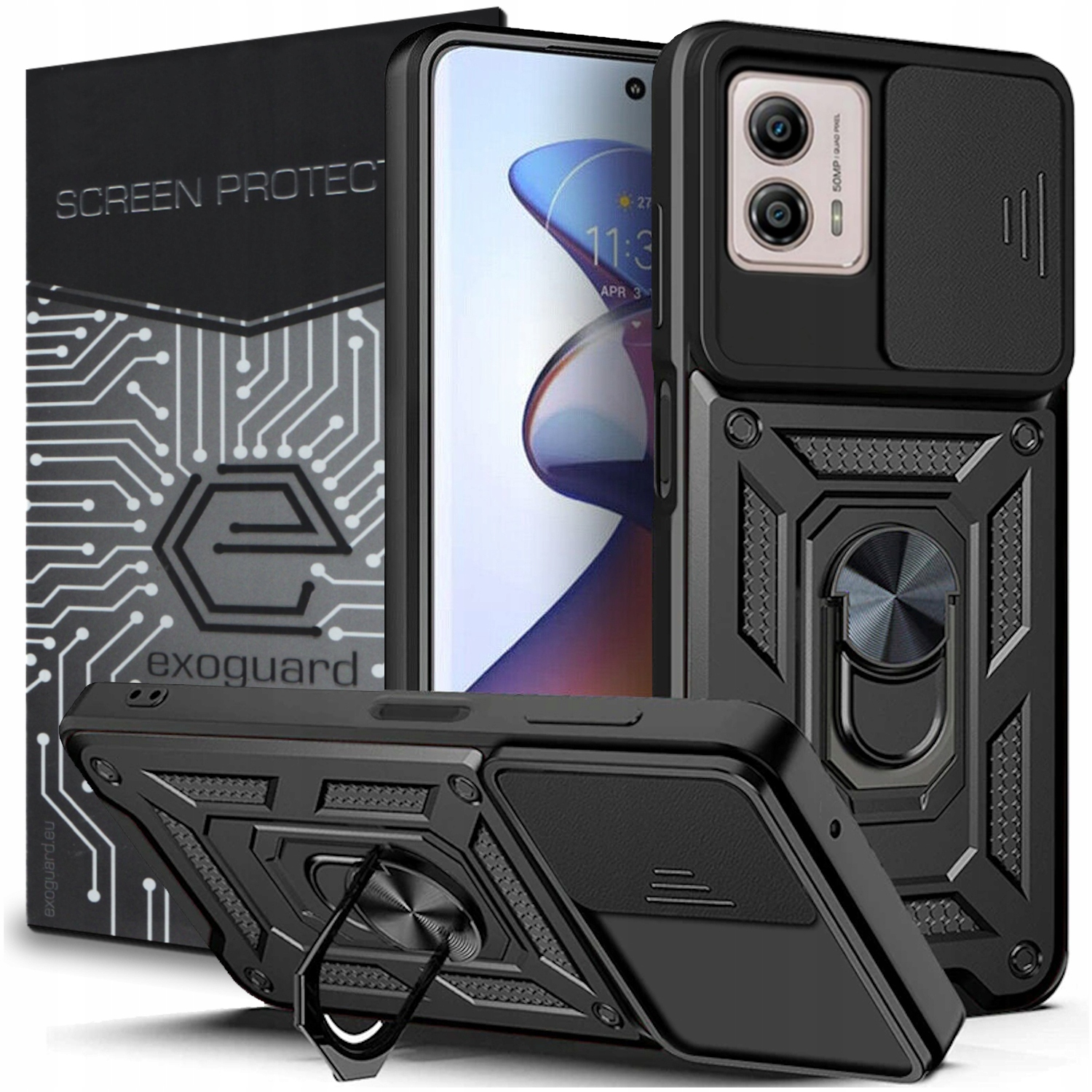 

Etui Pancerne Cover+szkło do Motorola Moto G53 5G