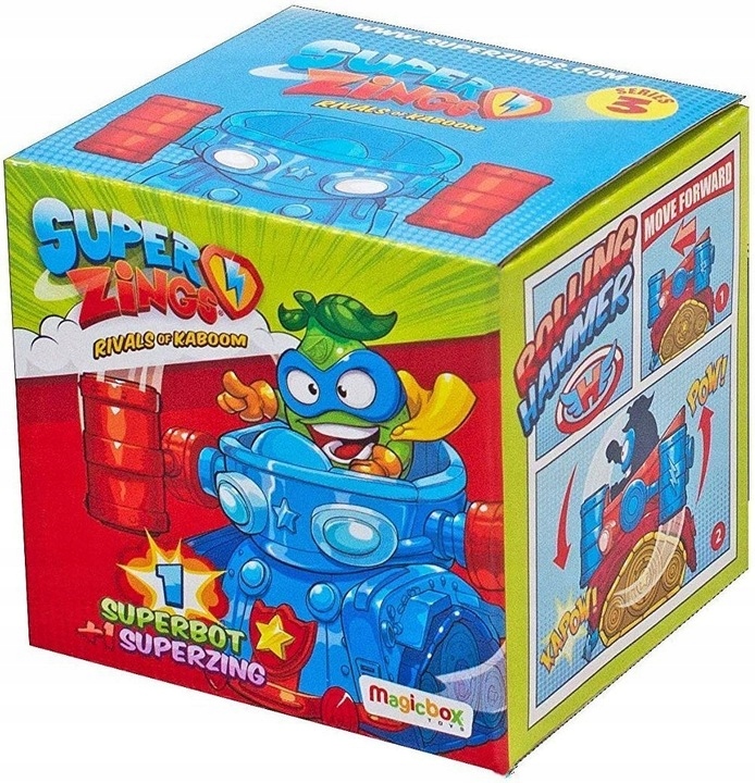 SUPER ZINGS SERIA 3 FIGURKA I ROBOT SUPERBOT