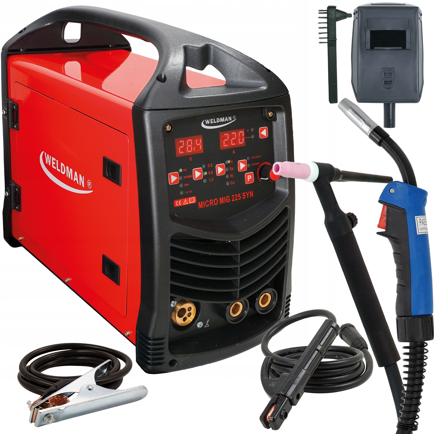 Зварювальний апарат MIGOMAT MIG MAG MMA TIG SYNERGIA 220 A