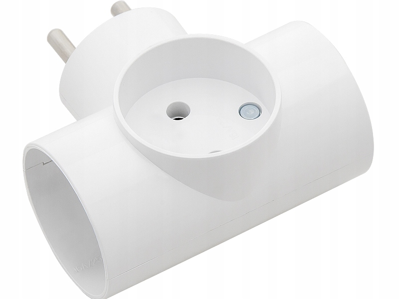 

Rozgałęźnik rozdzielacz potrójny 3 gniazda okrągłe