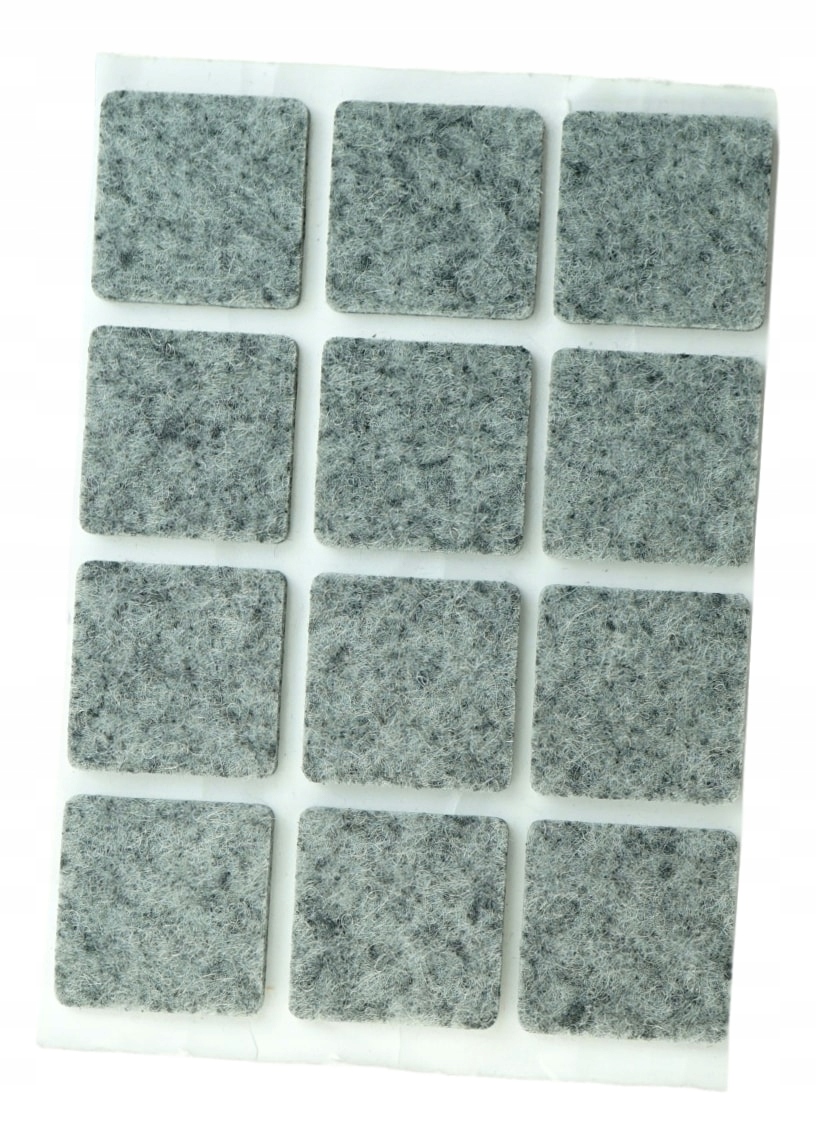

Podkładki filcowe pod meble fi 25x25 szary 12 szt