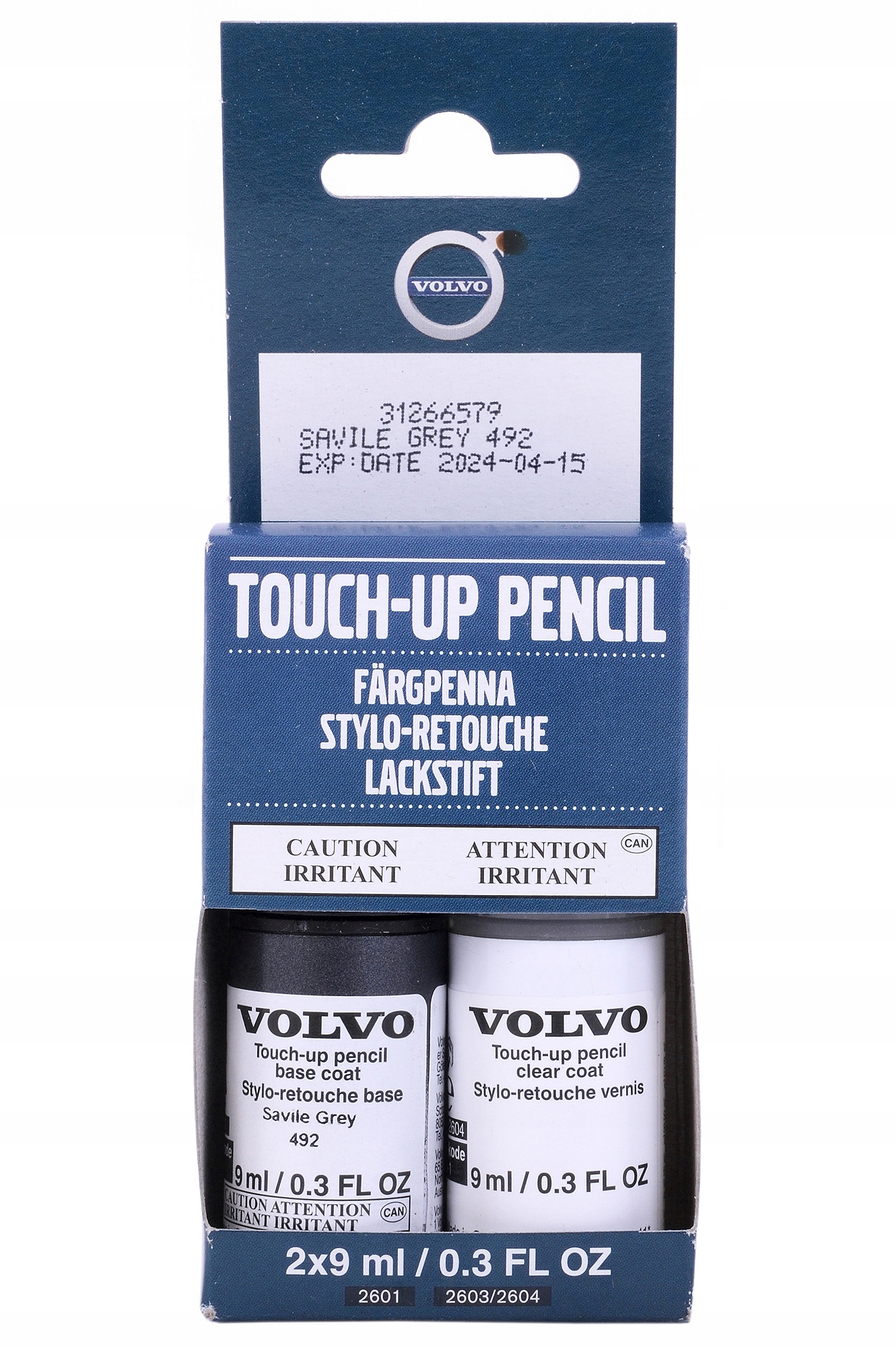 ZAPRAWKA LAKIERU OE VOLVO SAVILE GREY 492