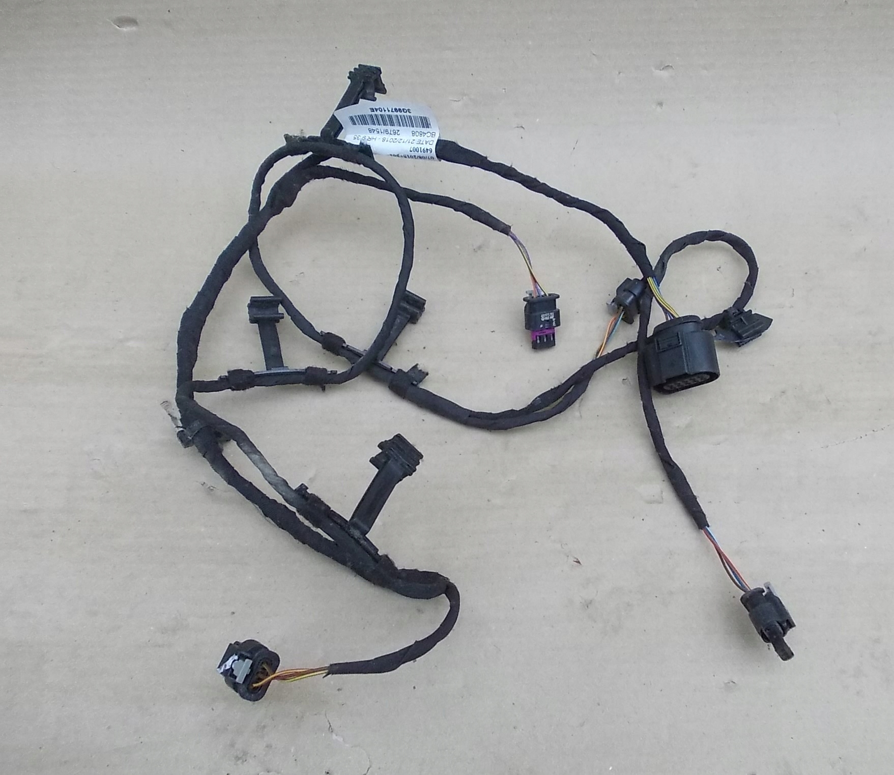 VW PASSAT B8 универсал PDC жгут проводов задний 3g9971104e