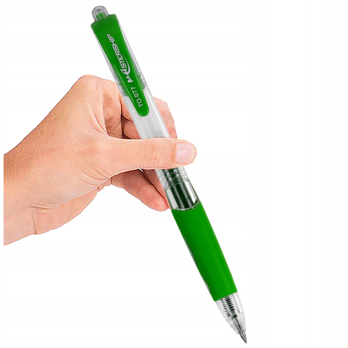 Długopis automatyczny żelowy zielony Toma TO-077 Marka Toma