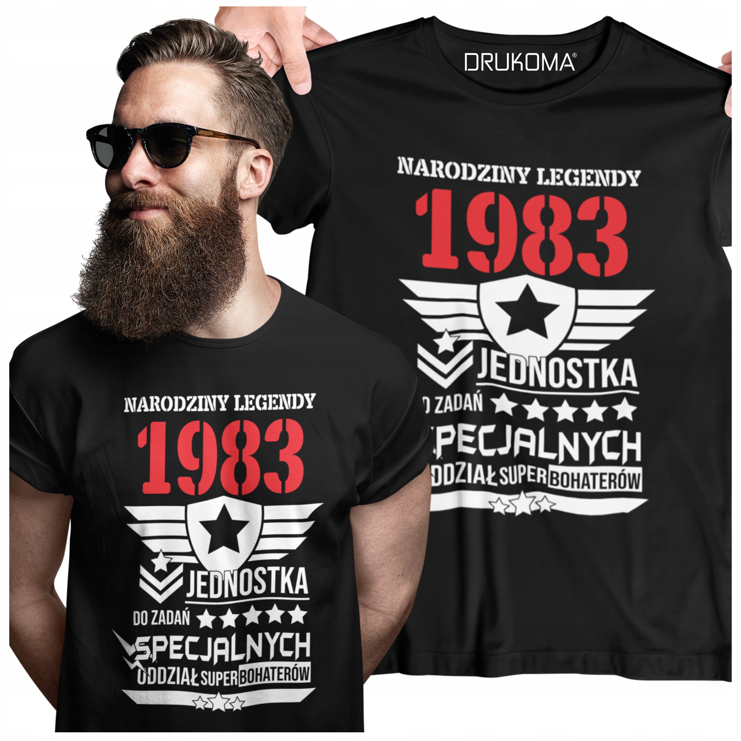 

Stylowy koszulka na 40 urodziny T-shirt
